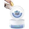 Hikaka Crema multifunzionale per la pulizia e la rimozione delle macchie, crema per la pulizia delle scarpe bianche con spugna, pasta solida decontaminante multiuso che non necessita di lavaggio (1PC)