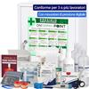 PVS ONFARMA ARMADIETTO DIGIT PLUS BRACCIO allegato 1 CON MISURATORE DI PRESSIONE DIGITALE DA BRACCIO cassetta di pronto soccorso conforme DM 388 allegato 1 oltre 3 dipendenti