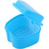 Beavorty Scatola Porta Protesi Dentarie con Filtro, Custodia Compatta e Resistente per Conservazione e Pulizia, Formato Mini Portatile per Viaggio e Uso Quotidiano