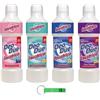 Beni Culinari Pacchetto di prova DEO DUE Detersivo Lavatrice,lavatrice detersivo liquido,25 lavaggi 4 x 1000 ml + portachiavi Beni Culinari