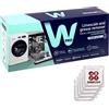 Hotpoint Spares WPRO - Disincrostante per lavatrice e lavastoviglie, detergente anticalcare (12 bustine da 50 g + 5 deodoranti per armadietti della biancheria)