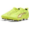 PUMA Ultra 6 Match FG/AG JR Scarpe da Calcio, Giallo Alert Black-Glowing Red-Lime Squeeze, 44, Yellow Alert PUMA - Spremere con Lime, Colore: Nero, 32.5 EU