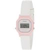 Casio Orologio da donna vintage LA11WB-1 Sport cinturino in resina nera, bianco/rosa., Modello: LA-11WL-4ACF