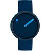 PICTO Orologio unisex analogico al quarzo 32018719, blu navy, Einheitsgröße, Sportivo