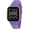 Morellato M01 Crystal Light Smartwatch da donna, Smart, Digital, 40 x 34,7 mm, Viola, One size, Cinghia