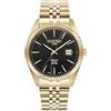 Roamer Orologio da uomo analogico al quarzo Amalfi Gents 852833 acciaio inossidabile, Oro/Oro/Nero - 852833 48 55 20, Bracciale