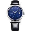 Sea Gull Orologio meccanico automatico da uomo, orologi da polso casual in pelle impermeabili 819.32.5004