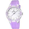 Festina Orologio Donna Analogico in Gomma Viola | Movimento al Quarzo, Vetro Minerale ad Alta Resistenza, Impermeabile 5 ATM, Special Prices F16676/2