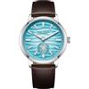 Sea Gull SEA-GULL Orologio meccanico automatico da uomo, quadrante Polaris Sub, movimento Seagull ST17, lancette luminose, vetro zaffiro, acciaio inossidabile 316L, resistente all'acqua, 6180, Cinturino