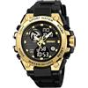 SKMEI Orologio militare da uomo Orologi da uomo sportivi multifunzione LED impermeabile