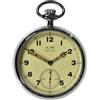 MWC Selza WW2 Pattern Meccanico Acciaio Crema Orologio Tasca Uomo