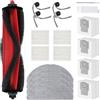 VIEWALL Q7 L5+ accessori per aspirapolvere Roborock Q7 L5+, Q7 M5+, 1 spazzola principale, 4 filtri HEPA, 4 panni per aspirapolvere, 4 spazzole laterali, 1 spazzola, 1 set di pezzi di ricambio