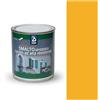 2BM Smalto Sintetico ad Alta Resistenza Giallo Segnale RAL1003 a Solvente Brillante Inodore, Non Ingiallente, Adatto a Legno, Metallo e Muro, Per Interni ed Esterni | Formato 0,75 lt