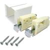 GAMOBIFER. Reggipensile CAMAR per Pensili Cucina. Ganci Mobili Sospesi (coppia DX e SX). (Bianco, Gancio 15)