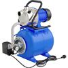 Wiltec Pompa autoclave uso domestico 19 l con pressostato 1200W 3400l/h Elettropompa da giardino