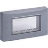 Vimar Plana Scatole di superficie - Coperchio ip55 4 Modulo con vite grigio granito