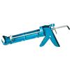 UTILIA Pistola per Silicone in Acciaio Verniciato, Capacità 300 ml, Lunghezza 22,5 cm, Strumento Professionale per Sigillatura