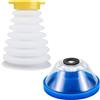 Bbbabeslk Aspiratore per polveri da trapano - Ciotola raccoglipolvere per fori di perforazione | Aspiratore per segatura in silicone | Copertura multifunzionale per la polvere, collettore di polveri per cartong