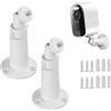 Eddrfy 2 St Arlo - Supporto da parete per fotocamera Arlo Pro & Arlo Pro 2, regolabile a 360°, resistente alle intemperie, per telecamera di sicurezza antiruggine, colore: Bianco