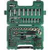 SATA ST09013SJ - Set di 88 prese metriche da 1/4 e 1/2, con giunto universale per un migliore accesso ai dispositivi di fissaggio difficili da raggiungere