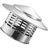 YQYHNB Cappello Camino, Terminale Camino In Acciaio Inox, Cappello Antipioggia Per Tubi Del Forno, Resistente Alla Pioggia, Agli Insetti E Agli Uccelli, Facile Da Installare(110mm (4.33 in))