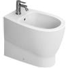 Ceramica Dolomite Bidet a terra filo parete in ceramica bianca serie demy