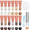 Grpoche Kit Riparazione Mobili in Legno, 12 Colori Riempitivi in Legno Con strumenti di Aggiornamento Mobili Riempitivi Touch Up per Macchie Graffi Pavimenti Tavoli Posti Letto