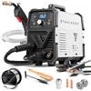 STAHLWERK Saldatrice a gas inerte MIG/MAG 160 M - inverter combinato compatto 5-in-1 da 160 A per FLUX (saldatura a filo animato), MMA (ARC) & Lift-TIG (DC), solo 6,8 kg, Hotstart e Anti-Stick