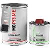 MG PRIME RAL 9011 Nero grafite/Graphite black satinato Vernice acrilica 1,5 litri / 1500 ml in barattolo incl. indurente