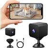 Générique Mini telecamera spia, WiFi 1080P Bluetooth Mini fotocamera, Interno/Esterno senza fili con audio e video, visione rilevamento del movimento con APP