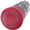 Siemens Sirius ATC pulsante fungo Arbeitslosigkeit Emeg illuminazione 22 mm rosso 40 mm