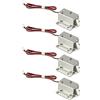 QWORK DC 12V Elettromagnetici solenoide serratura,per Porta Armadietto Cassetto, 4pcs