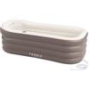 Tubble® Royale Vasca da Bagno Gonfiabile per Adulti Ambient Taupe 255 Litri - Spa Gonfiabile Portatile Bagno Caldo & Bagno di Ghiaccio, Montaggio 1 min, Altezza Fino a 188 cm, Spa per Casa & Esterno