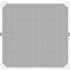 Schellenberg 50747 Zanzariera magnetica con tessuto in fibra di vetro 120 x 120 cm, finestre per zanzariere con telaio magnetico flessibile, bianco