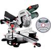 Metabo KGS 216 M - 613216900 - Con Precision Cut Line, 216 mm 2. Lama per sega in metallo duro e funzione di trazione - 2 m cavo