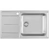 Foster Lavello da cucina con 1 vasca con gocciolatoio a sinistra 86 cm Inox - Evo