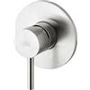 Paffoni LIG011ST Miscelatore doccia da incasso con piastra Lusso serie LIGHT Steel Looking