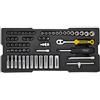 Stanley, Modulo Set 60 pz chiavi a bussola e accessori attacco 1/4