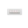 LEGRAND 680559 PLACCA CROSS ABS GHIACCIO 6 MODULI