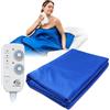 EcoSapiens Coperta sauna a infrarossi 180 * 220 cm, 2 Zona di controllo remoto, Portatile a casa SPA, Infra red Terapia, Corpo Detox Fitness Caldo Sudorazione Anti invecchiamento, beauty-macchina
