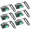 Lckiioy 6 PCS W1209 DC 12 V LED Termostato Digitale Controller di Temperatura Set -50-110°C Scheda del Modulo di Controllo di Temperatura con Sonda Sensore Kit