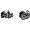 Caleffi 400303 Valvole HIGH-STYLE destra finitura nera 1/2" 23 p.1,5 1,27 1,37 CALEFFI