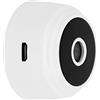 Akozon Telecamera di Sicurezza, A9 Home Mini con Cover Posteriore Magnetica 1080P HD Spia Nascosta Remota Wireless per Ufficio Cortile Telecamera WiFi Portatile Nera per Interni Ed (Bianco)