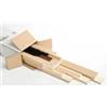 Generico Kit stipite per porta scorrevole ad 1 anta ROVERE completo