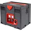 STIER Compressore STIER SKT 160-8-6 nel Systainer, senza olio, potenza del motore 1.100 W, SysMaster, compatibile con i Systainer, aria compressa, compressore portatile, capacità di riempimento 70