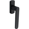 CATERWIN Maniglia Martellina Ping DK Vida Cremonese Per Infissi Porte Finestre Balconi in PVC Alluminio Legno Combinato Movimento Vasistas Apertura Chiusura Colori Vari (1 pz - Nero)