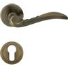 domino PETRA-R M3 - Maniglia per porta d'ufficio, cantina e porta interna, in alluminio, bronzo