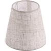 Kisangel Paralume Facile da Usare Copertura Protettiva Materiale in Stoffa Materiale Bianco Foro Interno da 3 Cm per a Muro E14 per Soggiorno e Camera da Letto