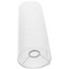 CIYODO Cappello Lampada Paralume Bianco Cilindrico per Lampade Moderne per Sala, Design Semplice e Delicato, Resistente per Decorazione Casa e Camera da Letto