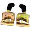 Milageto 2x Pezzi di ricambio i per serratura porta carrello elevatore Accessori universali Set maniglia porta per carrello elevatore trattore camion